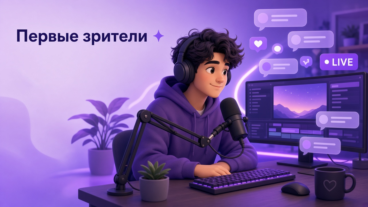 Как набрать первых зрителей на Twitch с нуля: пошаговый гайд 2026